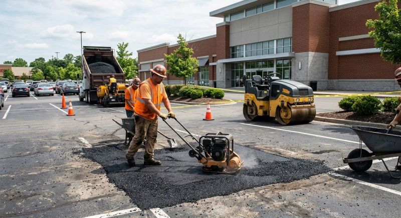 Asphalt Parking Lot Repair in Little Rock, AR