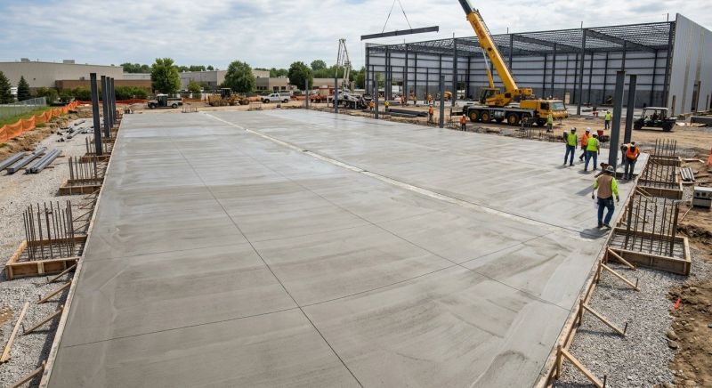 Commercial Slab Construction in Woodbridge, VA