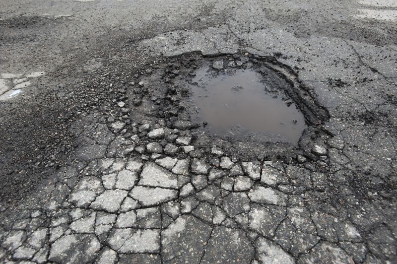 Pothole Filling in Spring